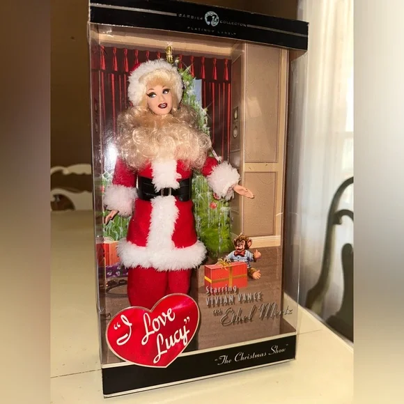 Mattel Other I Love Lucy Ethel Mertz Santa Barbie Doll